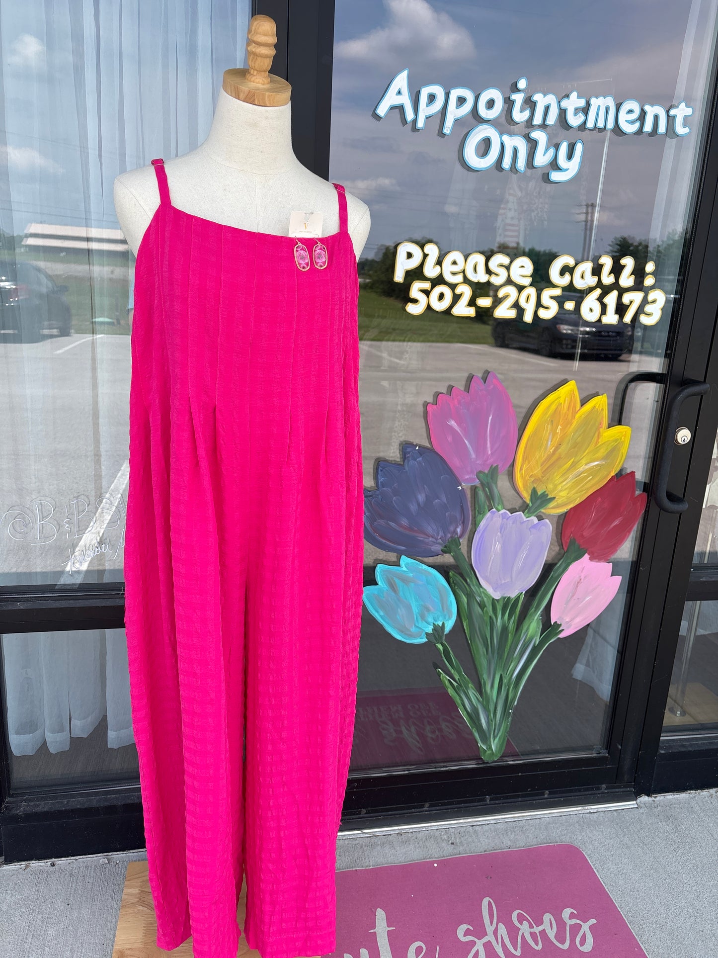 Fuchsia jumpsuit