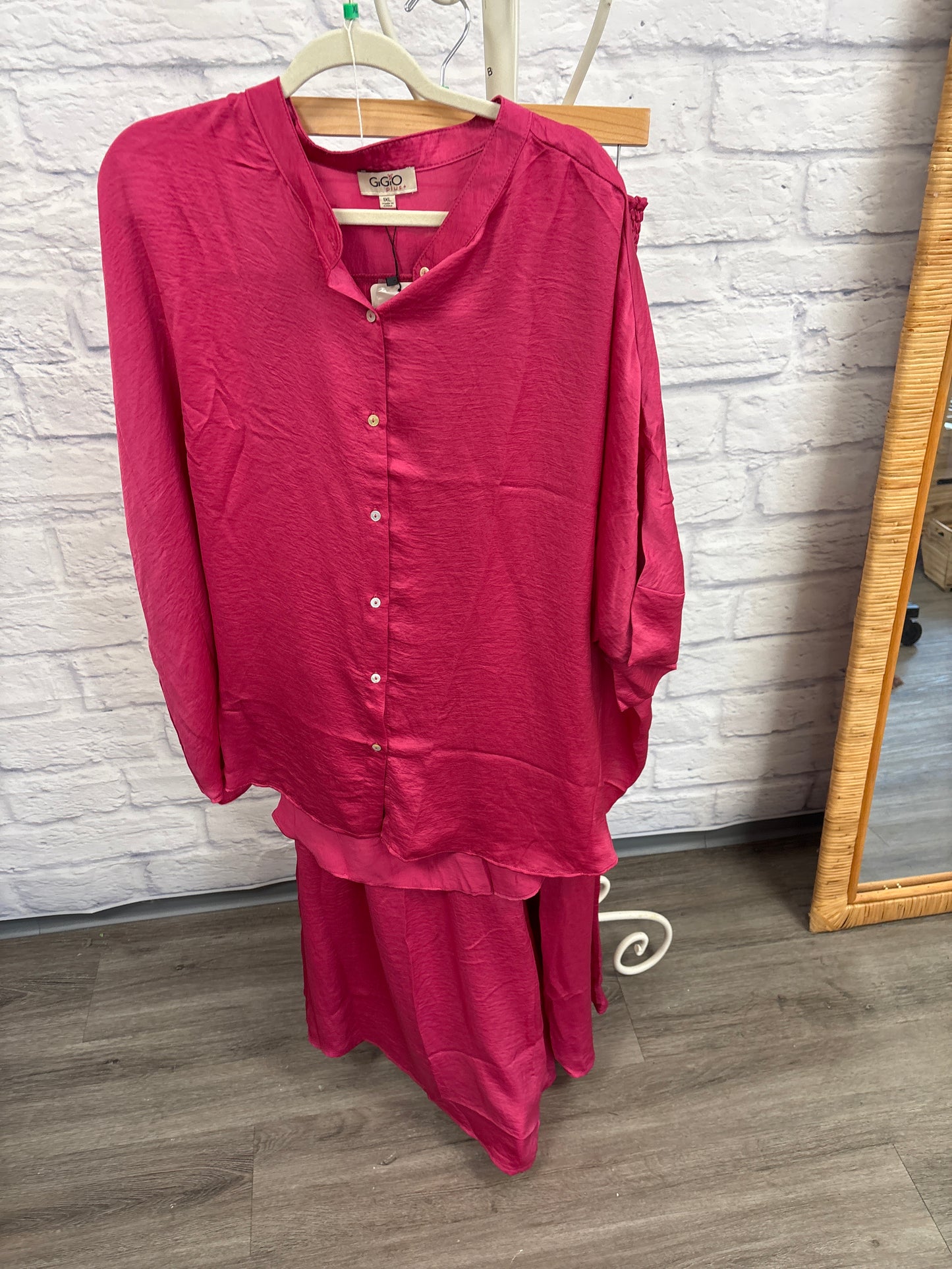 Fuschia blouse