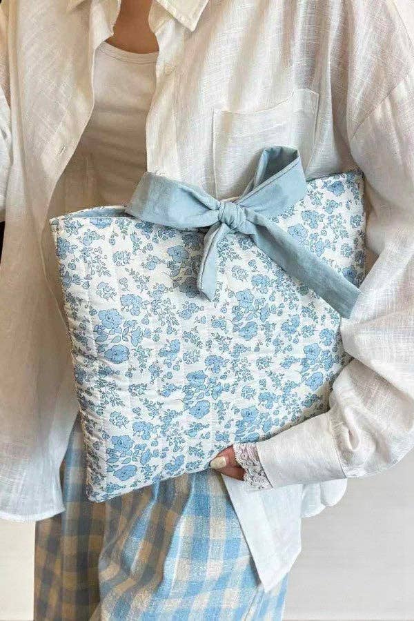 Kinsley Blue Floral Bible Cover