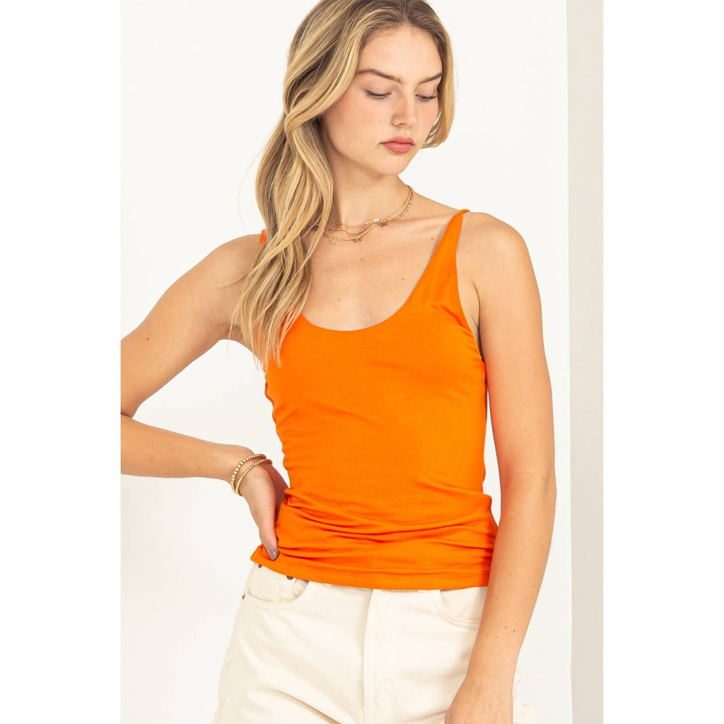 Balance Out Scoop Neck Cami Top
