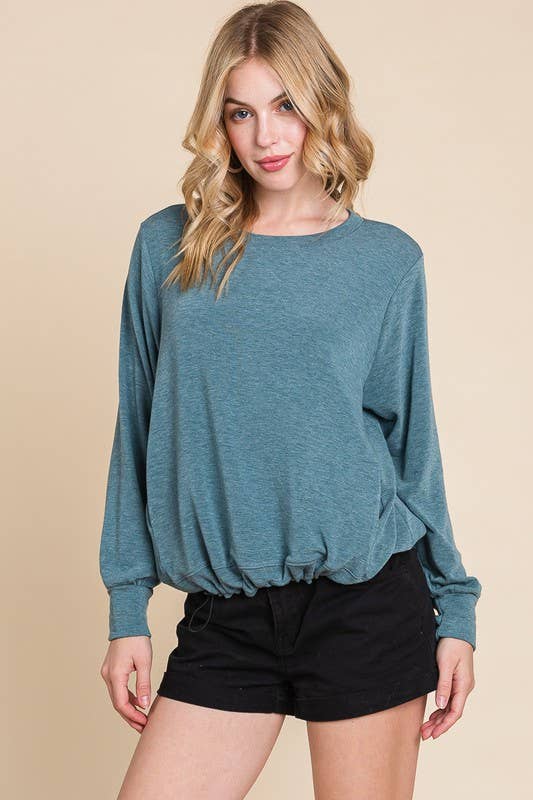 ETK-8701 Solid French Terry Top