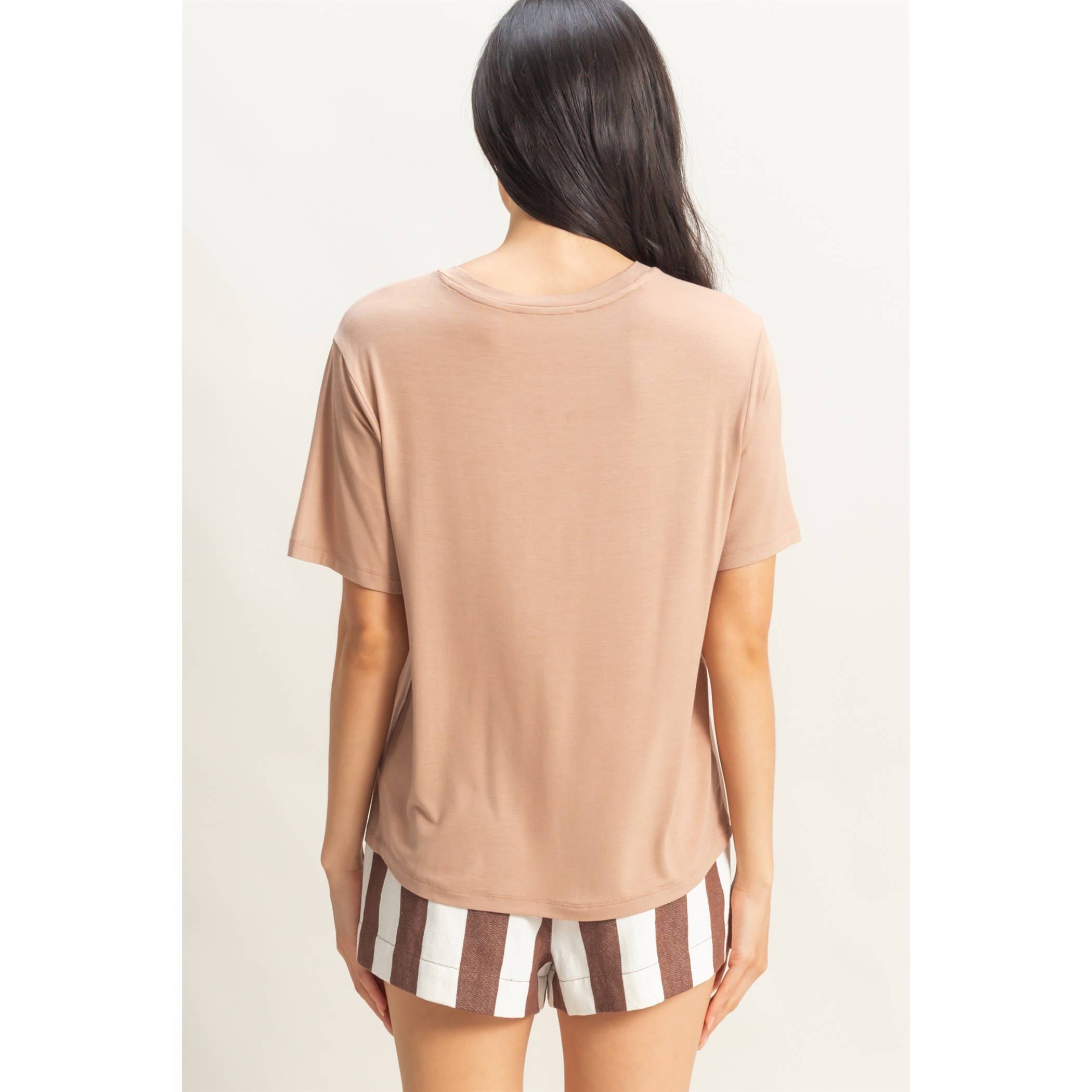Basic Oversized Pocket Tee
