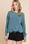 ETK-8701 Solid French Terry Top