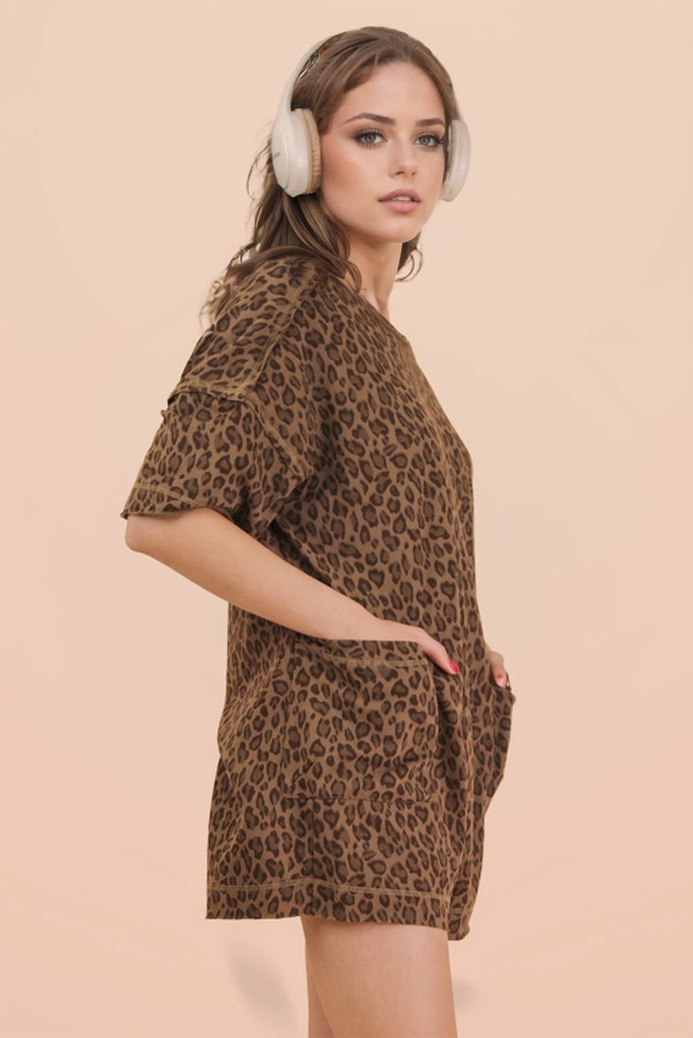 Leopard Print Romper