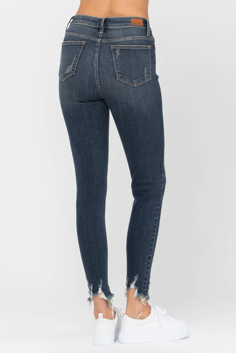 Mid-Rise Skinny Destroyed Hem (Size 15 only)