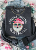 Santa Only Shops Custom BOutique Christmas Sweatshirt (XMAS1070-DTF-SS)