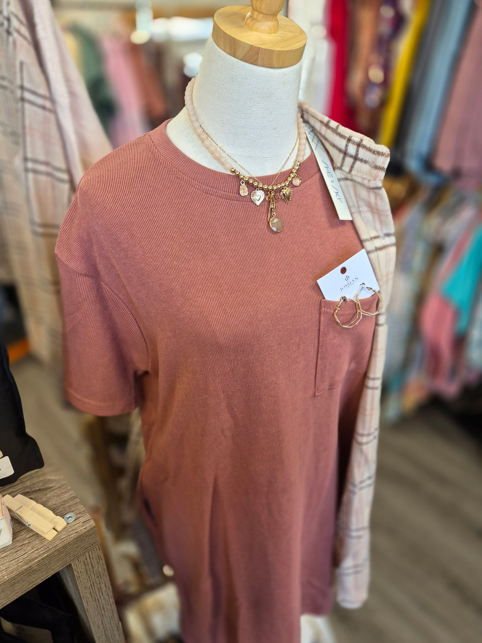 She & Sky shirt dress