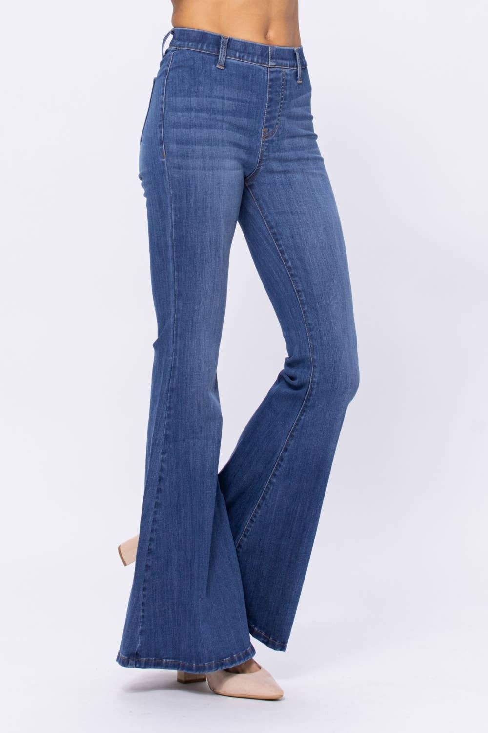 HI WAIST PULL-ON SUPER FLARE (Size 15 only)