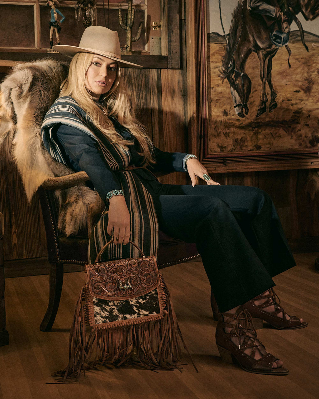 Loyal West Lace Up Booties In Calfskin