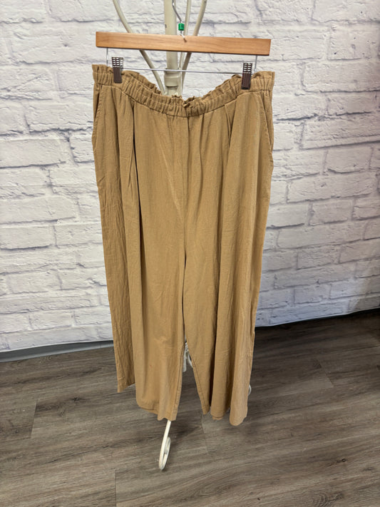Wide leg casual pants