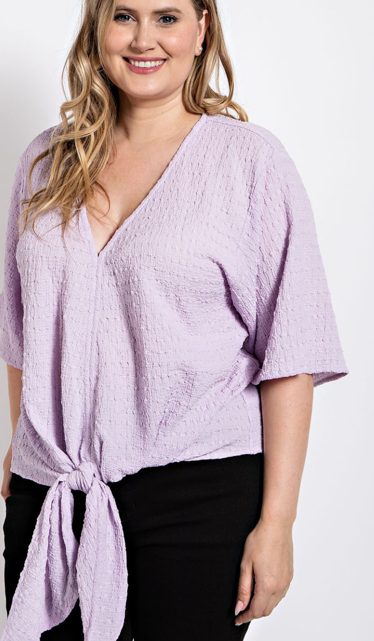 Curvy  Gauze Top