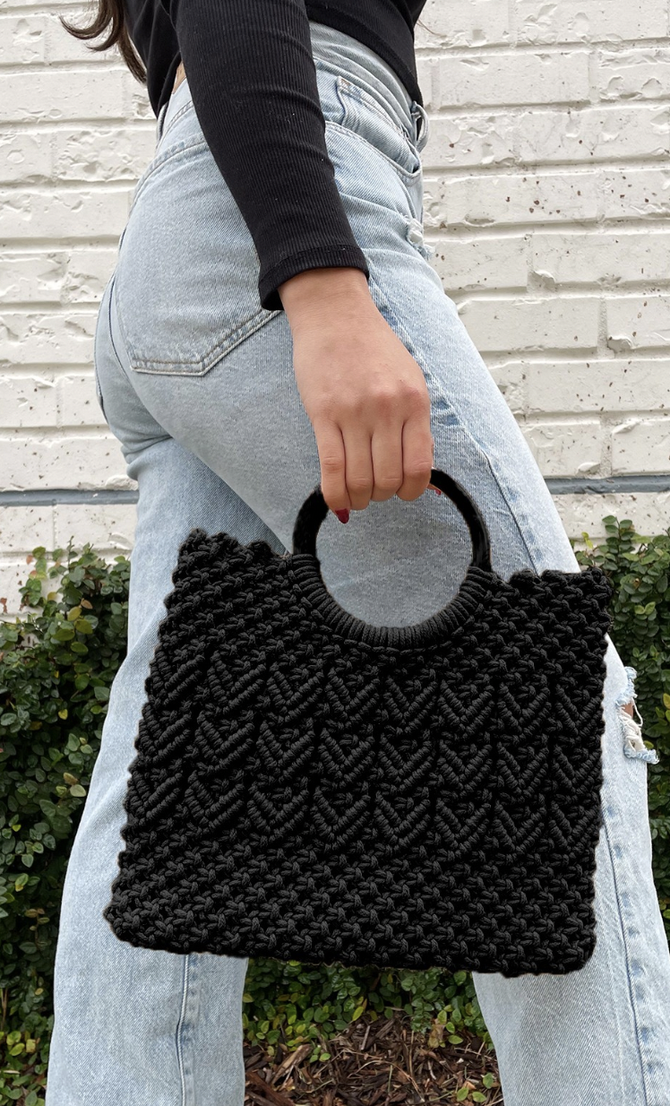 June Macrame Satchel