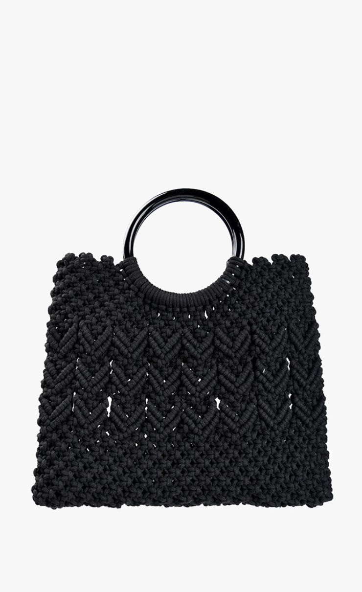 June Macrame Satchel