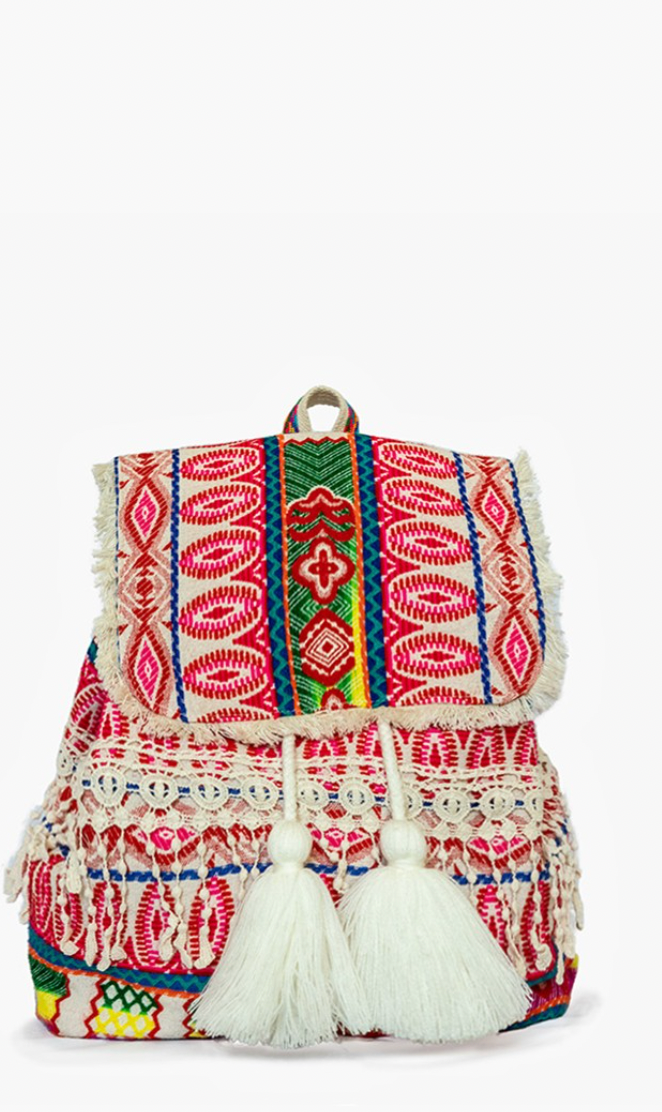 Stella Handwoven Backpack