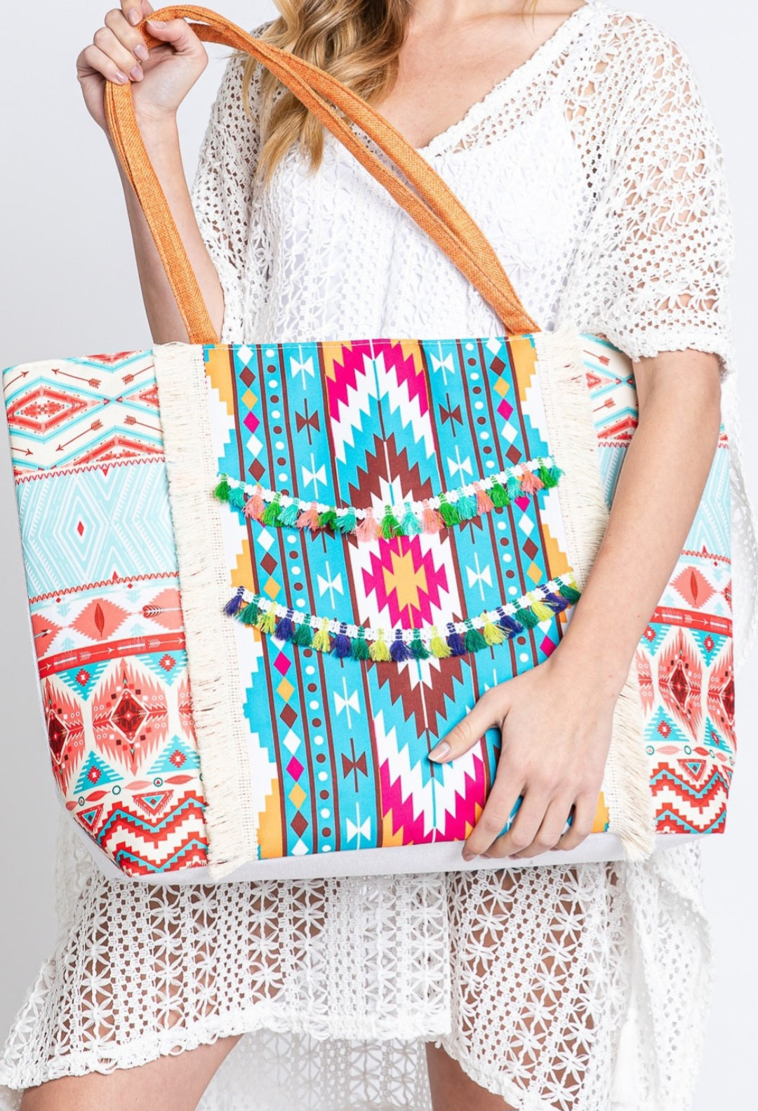 Fringe Spring Tote Bag