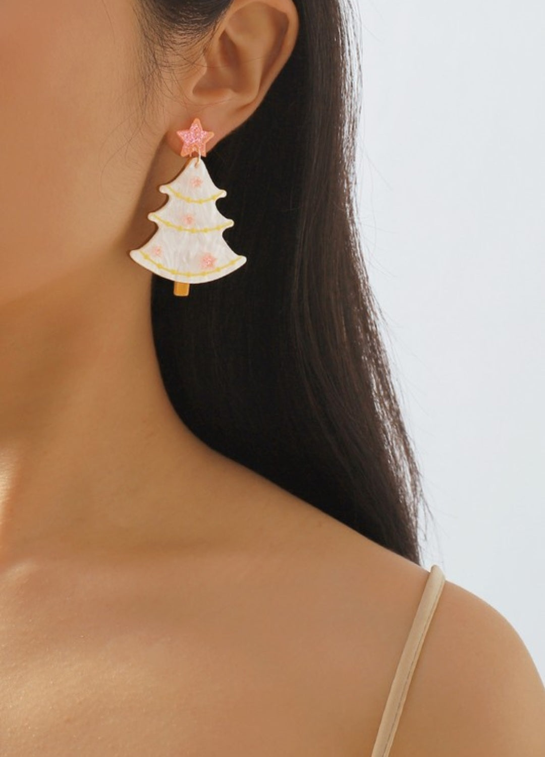 Christmas Tree Dangle Earring