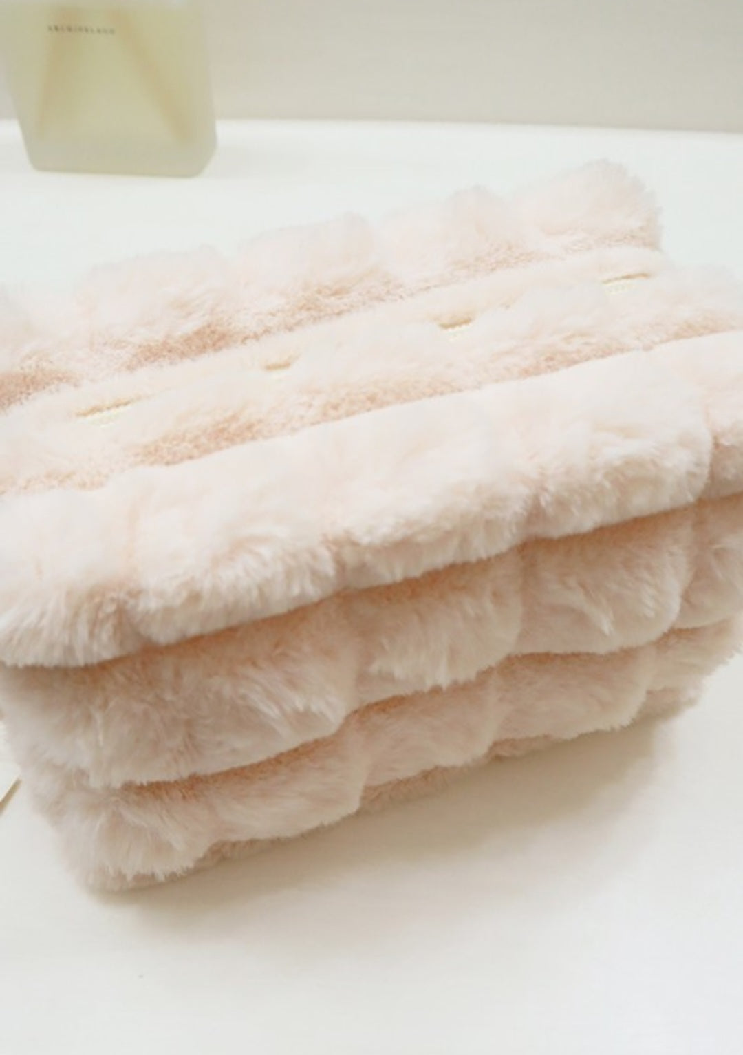 Faux Fur Makeup Bag