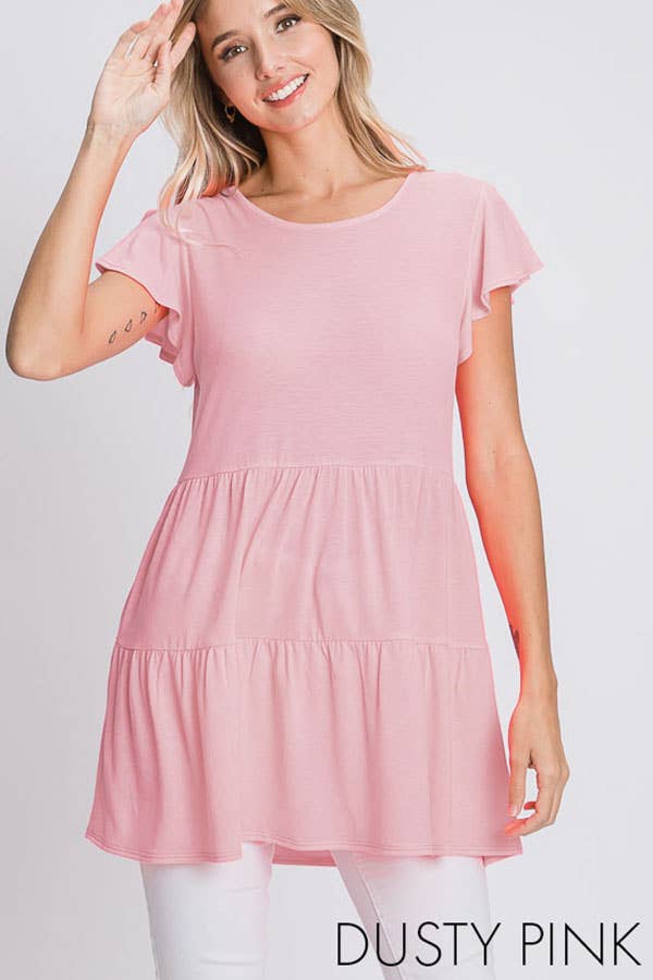ET5159S SOLID TOP WITH RUFFLED