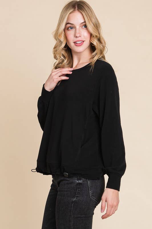ETK-8701 Solid French Terry Top