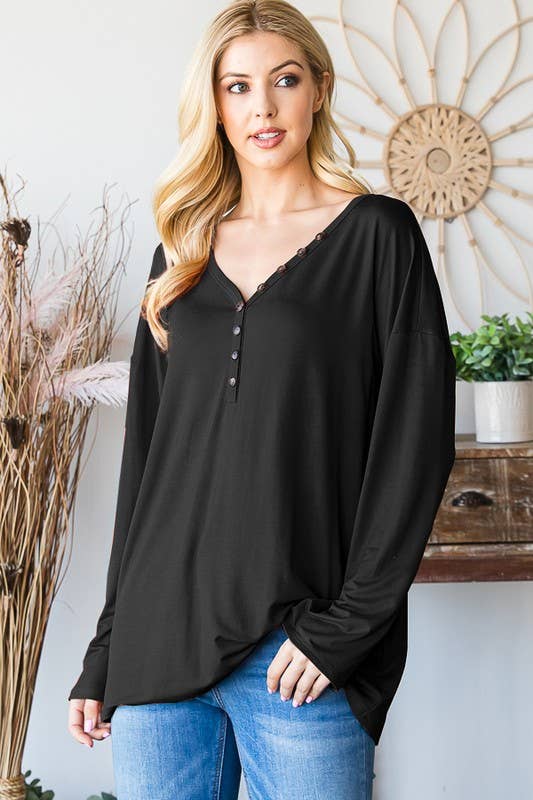 Long Sleeve Mustard Top