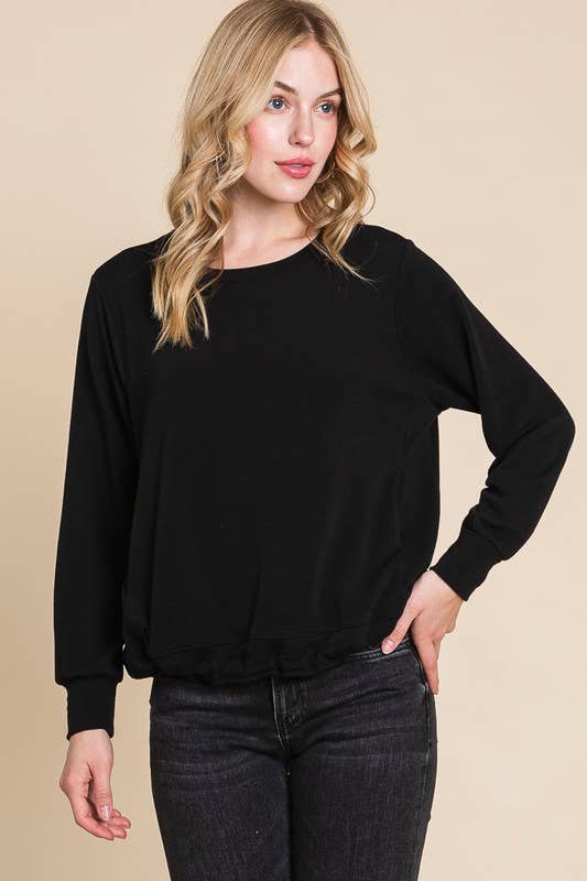 ETK-8701 Solid French Terry Top