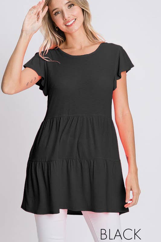 ET5159S SOLID TOP WITH RUFFLED