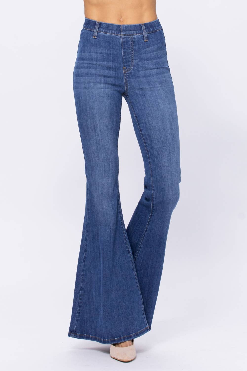 HI WAIST PULL-ON SUPER FLARE (Size 15 only)