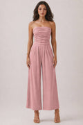 TUBE TOP PALAZZO ROMPER