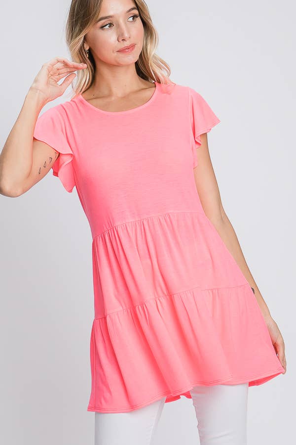 ET5159S SOLID TOP WITH RUFFLED