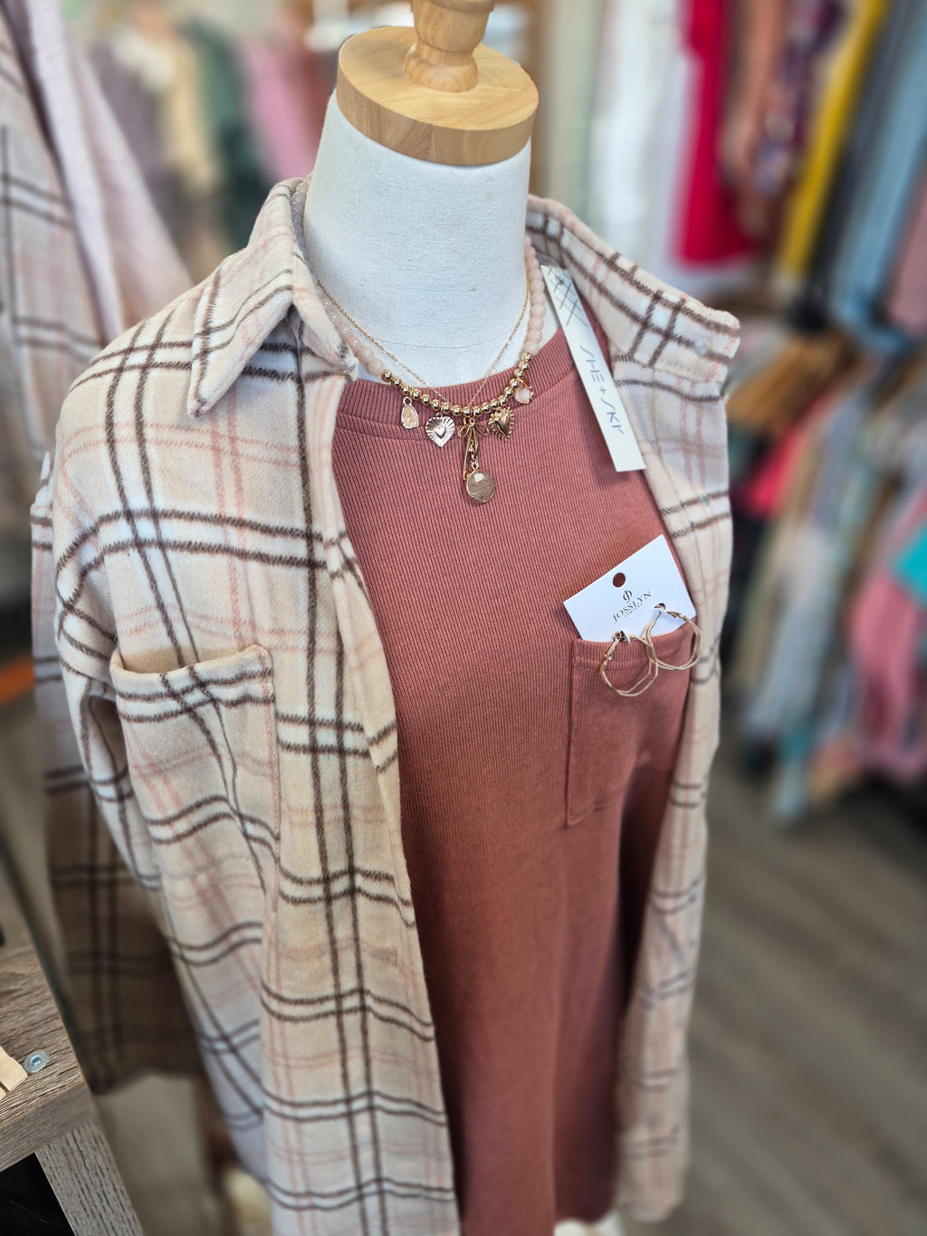 She & Sky shirt dress