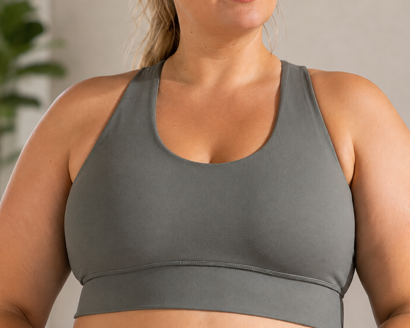 PLUS SIZE U-SHAPE BUTTER BRALETTE SPORTSBRA