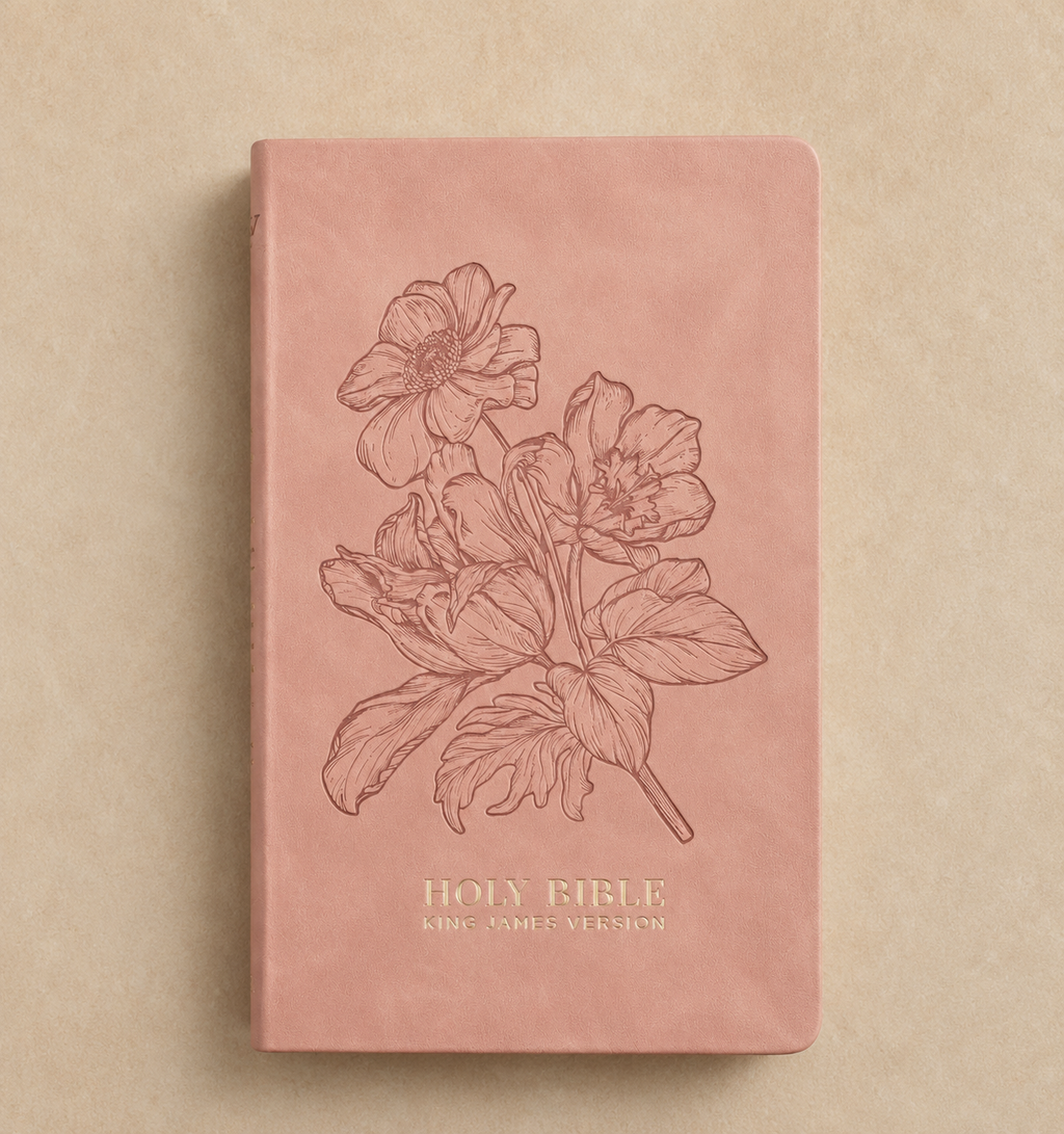 Suede Etched Bible