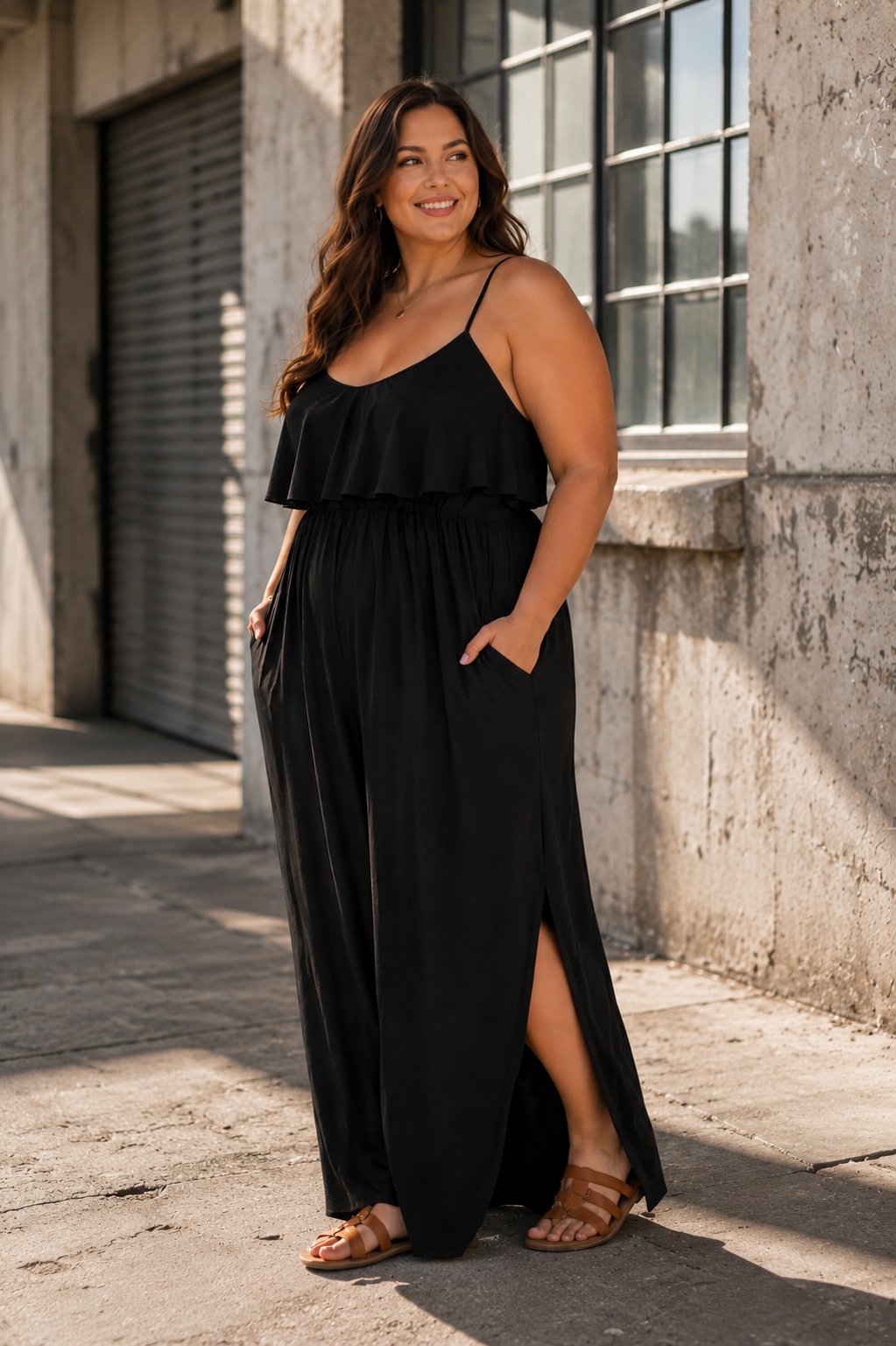 PLUS MAXI DRESS