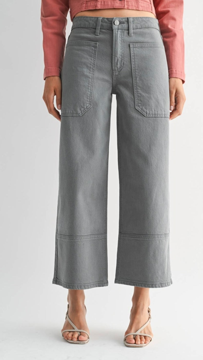 JBD Highrise Cropped Wide Leg