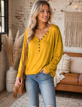 Long Sleeve Mustard Top