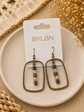 Dylan rectangular earrings