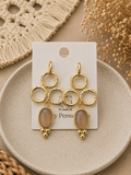 Classic tri hoop statement earring