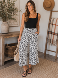 MULTI PRINT CROPPED PANTS
