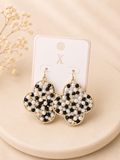 Beaded Clover Earring
