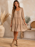 Boho tiered dress