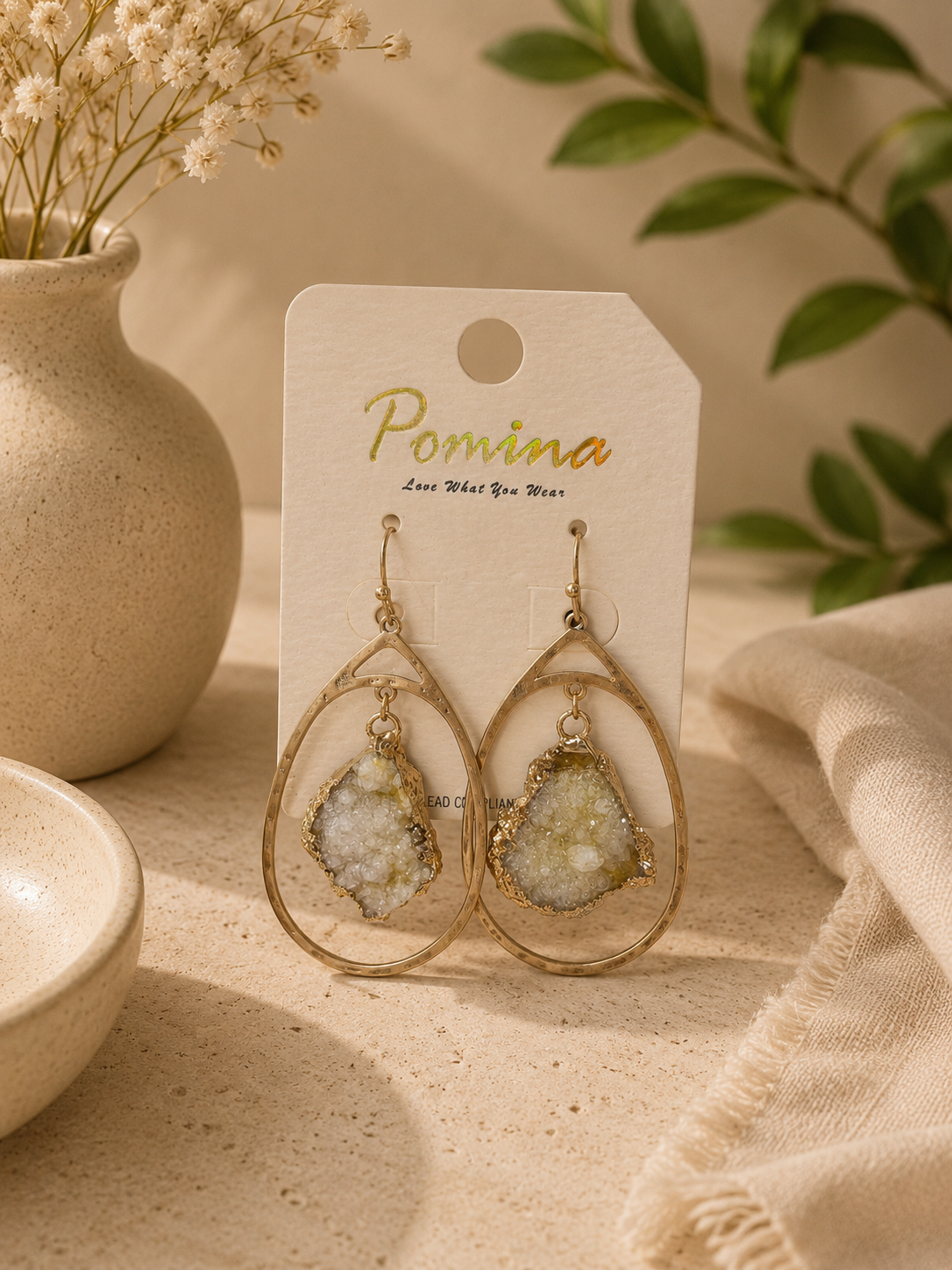 Stone Earrings