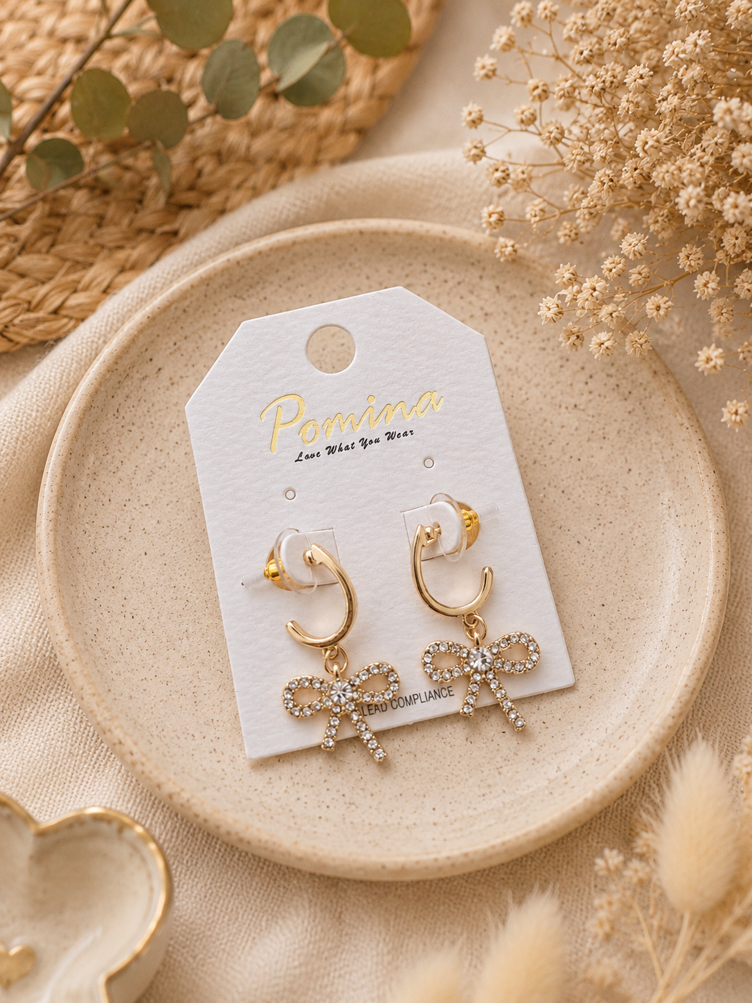 Dainty Bow Earrings